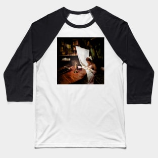 Working by Candlelight Baseball T-Shirt